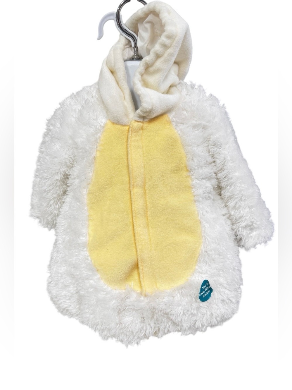 Halloween Plush Chicken Puffer Costume with Hood 18-24mo